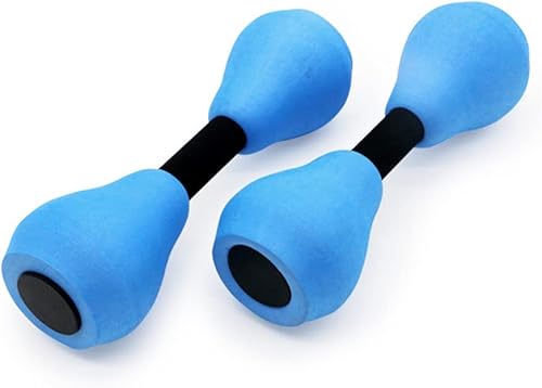 Water Aerobics Dumbbells, Set di 2 manubri Corti in Schiuma per acquagym aquafitness aquajogging Sport Acquatici Aqua Fitness manubri per Adulti Uomini e Donne - Ysert
