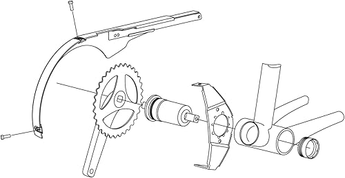 SKS GERMANY - Catena nera da 158 mm, 175 mm e 199 mm Fahrradkettenschutz (geeignet für Naben- oder Kettenschaltung, mit verstellbarem Profil, aus schlagfestem Kunststoff und Aluminium), Schwarz - Ysert