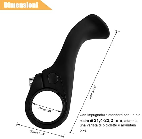 Estremità del Manubrio Della Bicicletta,Impugnatura per Bicicletta,Manopole MTB,Estremità del Manubrio Della Bicicletta per Montagna Bicicletta da Strada - Ysert