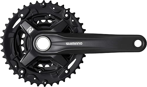 SHIMANO 4524667881919, GUARNITURA 9V Shim Altus FC-MT210-3 22/30/40x170 Unisex Adulto, Nero, Taglia Unica - Ysert