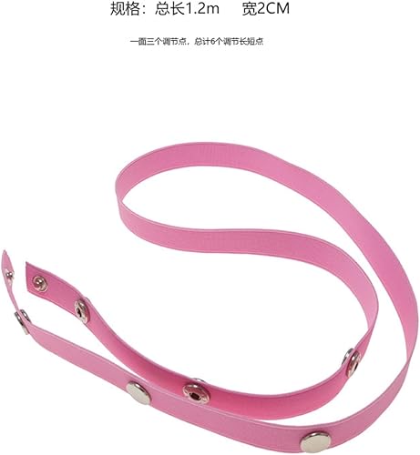 Accessori della Cinghia per l'apparato di Fitness Maschio Anti-Shedding della Gabbia (50mm, Rosa) - Ysert