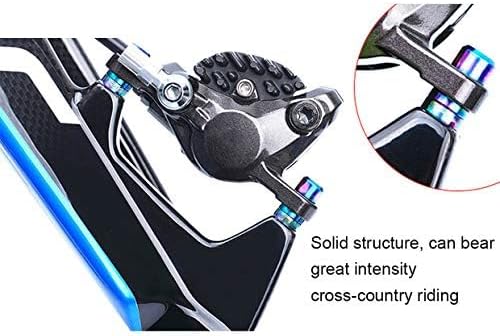 Distanziale per rondella del freno in titanio M6 concavo convesso bilanciatore per MTB Bike - Ysert