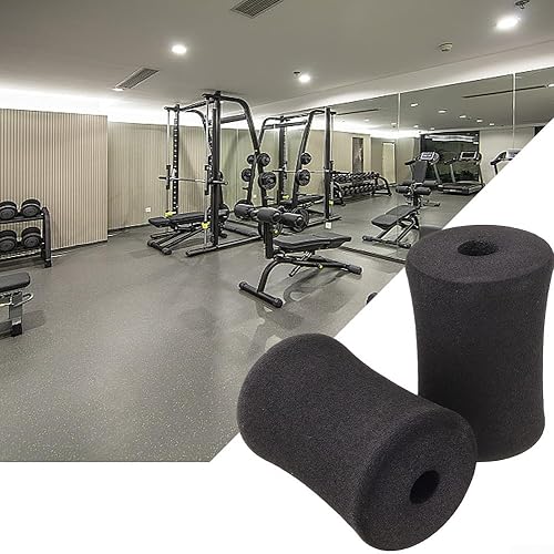 Piede in schiuma per cuscinetti, 2 rulli di ricambio per estensione gambe per panca pesi 80 x 180 per tubi di diametro da 22 a 25 mm - Ysert