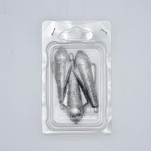 Set 3 Pezzi piombi Surf Casting Roccobomb Fisso con Anello Inox - Ysert