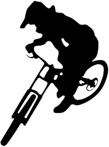 Adesivo Per Auto Nero/Nastro Downhill Trails Mtb Sticker Decal KK Vinile Mountain Bike Car Van Giant Per Gt Rockshox 14 * 10 Cm - Ysert