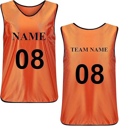 TopTie (prezzo/pezzo) Gilet da allenamento personalizzati Scrimmage bavaglini da calcio per adulti - Ysert