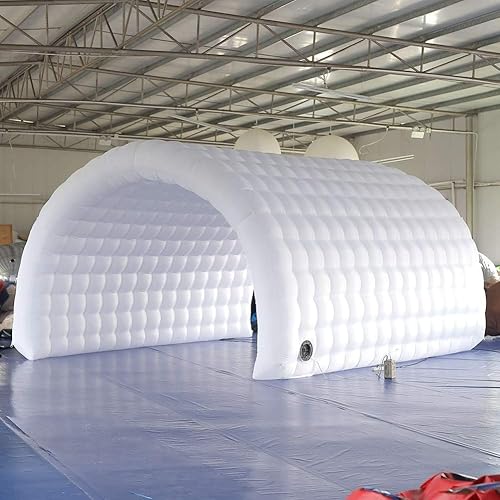 Sayok 5 x 3 x 3 m tunnel gonfiabile, tunnel sportivo, ingresso, tenda gonfiabile a tunnel per eventi, mostre, promozione (bianco, senza luci) - Ysert