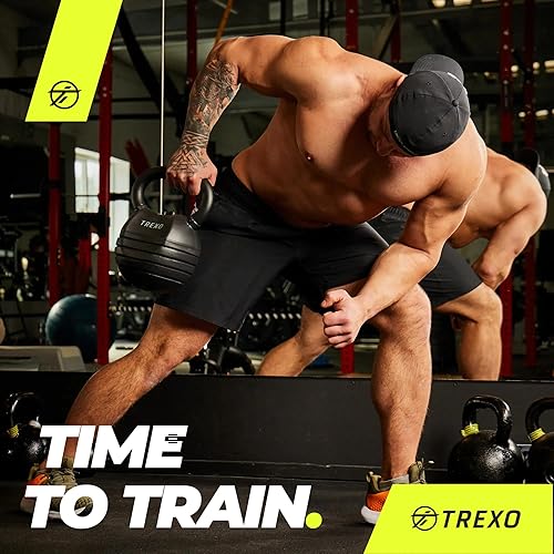 Kettlebell - Manubrio a sfera regolabile, gamma di peso regolabile 4/7/9/11/14 kg, in ghisa per esercizi versatili, Crossfit, Dumbbell, manubri professionali, Kettle Bell, nero - Ysert