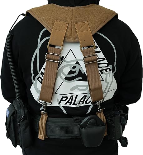 MELOTOUGH Bretelle tattiche del gancio del metallo per il dovere militare della cinghia del cablaggio della polizia bretelle della cintura di applicazione della legge - Ysert