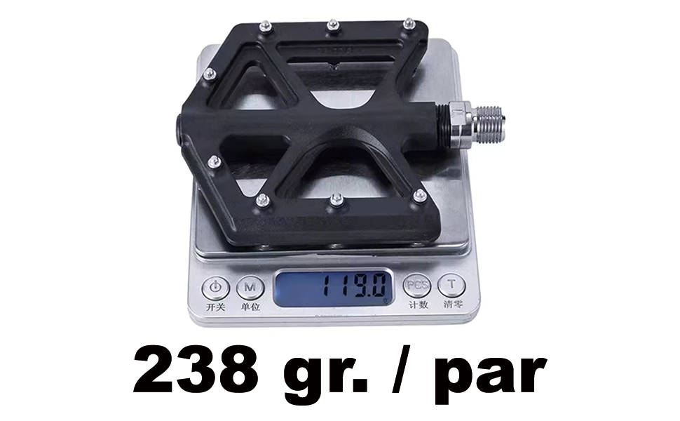 pedali piattaforma ZERAY ZP-D213 carbonio pin mtb enduro ghiaia cuscinetto sigillato cromo