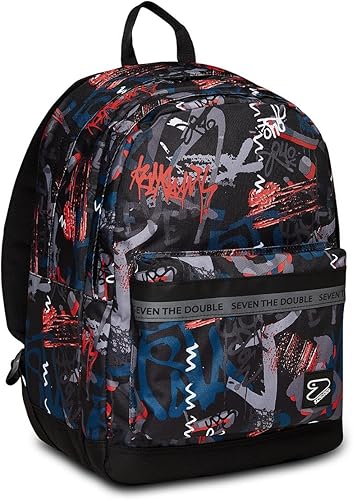 Seven S.p.a. Pro Xxl Zaino, Unisex - Bambini e ragazzi, Multicolore, Taglia unica - Ysert