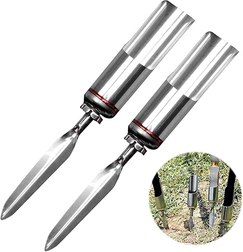 2 Pezzi Supporto da Pesca a Terra in Acciaio Inossidabile, Supporto Pieghevole Universale per Canna da Pesca, Supporto a Terra per Canna da Pesca, per gli Sport All'aria Aperta - Ysert