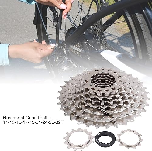 ruota libera a 9 velocità,Ruota libera bici, ruota libera da ciclismo, ruota libera bici a 9 velocità, pignone a cassetta per mountain bike 9 velocità 11‑32t Ruota libera bici da strada Mtb Parti di - Ysert