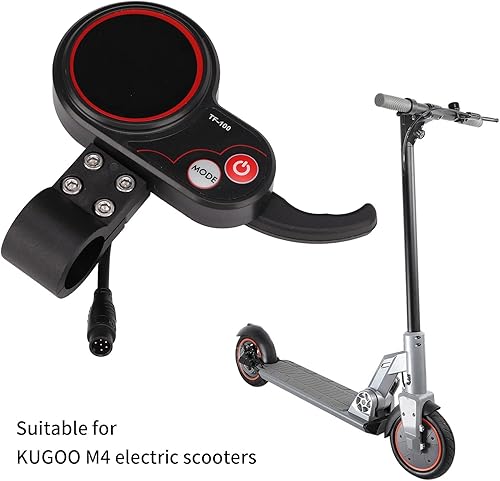 Pannello Display Scooter Elettrico 48V, Display TF‑100 48V 6 Pin Strumento di Comunicazione Scheda di Controllo Elettrico Compatibile con Controller Scooter Elettrico KUGOO M4 - Ysert