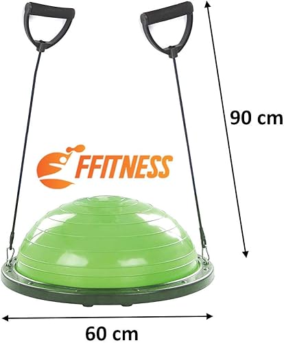 Balance Kit – Home Fitness Pack | Cuscino Propriocettivo + Swisse Fit Ball +Half Ball | 3 Attrezzi per Allenamento Equilibrio, stabilità e propriocezione | Training Pilates Yoga Palla Svizzera Gym - Ysert