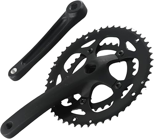 Guarnitura per bicicletta quadrata da 170 mm, doppia lama 34/50T, per bici da corsa, in alluminio, compatibile con 9/10/11 (tipo B) - Ysert