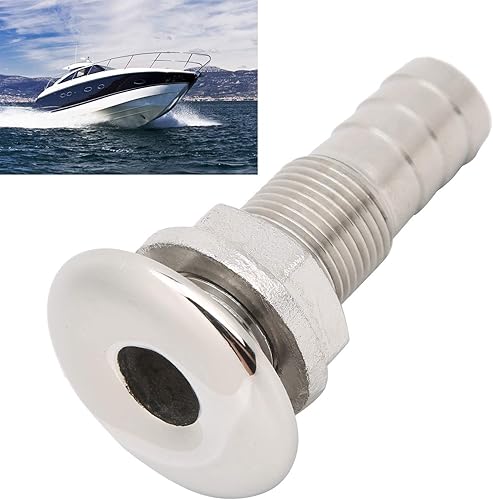 Presa di Scarico per Yacht, Porta di Uscita dell'Acqua MJS022 Presa di Scarico di sentina antiruggine, per Barche Moderne Uso Esterno Yacht Bambini(MJS022-1/2〃) - Ysert
