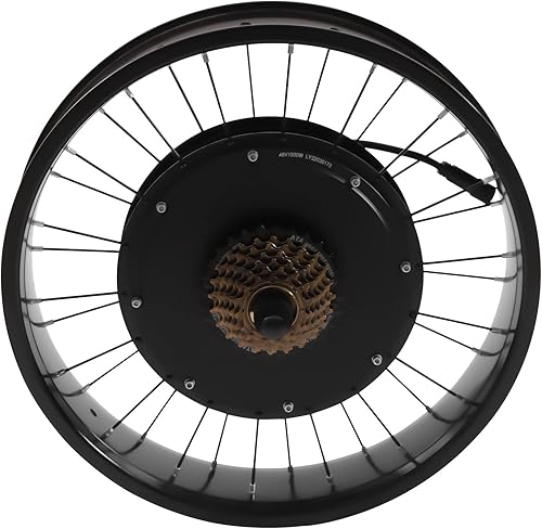 Kit di conversione per bicicletta elettrica da 20 pollici, 48 V, 1500 Watt, ruota posteriore (esclusa batteria) - Ysert
