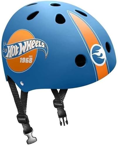 Skating Helmet HOT WHEELS Giovani Unisex, blu, 53-57 cm de tour de tête - Ysert