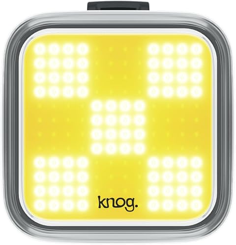 Knog Blinder Front Square Front Light Adult Unisex, Black, One Size - Ysert