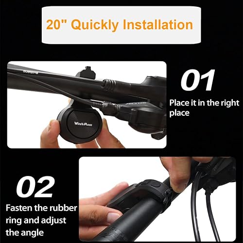 Campanello Bici Elettronico - Regolabile 80-130dB Clacson Bici Elettrica con Antifurto Allarme Bici e IPX6 Impermeabile,USB Ricaricabile Campanello Bicicletta per Mountain Bike e Bici da Strada - Ysert