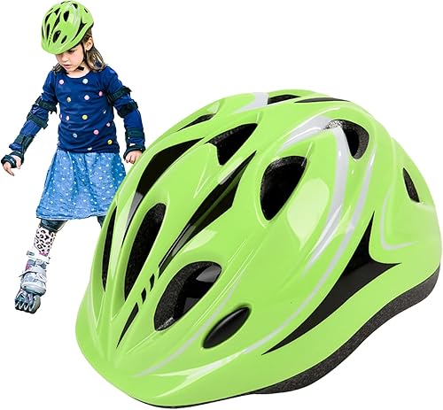 Casco per bici per ragazzi, casco per skateboard per bambini,Casco per biciclette per bambini traspiranti regolabili - Attrezzatura protettiva multiuso per bambini adolescenti appassionati - Ysert