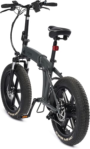 Orso Ita99, Bicicletta Elettrica Ripiegabile Unisex Adulto, Nero, 175.5 x 130.5 x 30.5 Cm - Ysert
