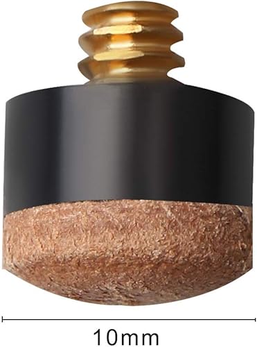 20 punte da biliardo, 10 mm, punta da biliardo in legno a vite in metallo per Snooker Changement - Ysert