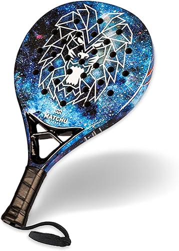 Racchetta Padel | Include una borsa per il trasporto | Telaio in carbonio al 100%, strato superiore in fibra di vetro e morbida schiuma EVA | Tecnologia di presa 3D - Ysert