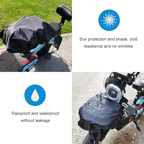 Copertura Antipioggia Impermeabile per Cestini Da Bicicletta, Protezione per la Maggior Parte dei Cestini, Nero - Ysert