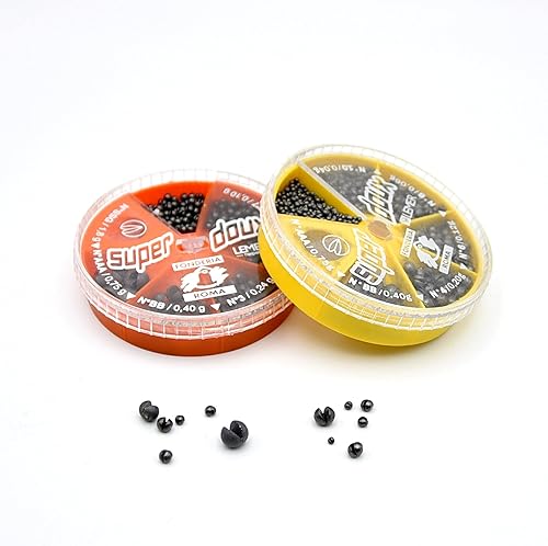 Set di 2 scatole di Piombi da Pesca, Piombo tenero Alta qualità e 1 levapiombi Pesca in Mare, Pesca acque Interne, Bolognese, Inglese, Feeder. - Ysert