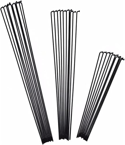 Raggi per bici in acciaio al carbonio 13G raggi per bicicletta MTB Road Bike raggi con nippli 100-292 mm raggi ruota per ruote da 12/14/20/24/26/27,5/29 pollici - Ysert