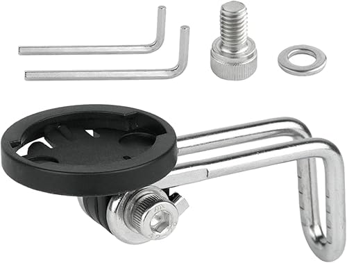 Perfeclan Staffa per Faro per Bicicletta Supporto per Forcella Morsetto per Testa Luce Supporto per Lampada Supporto per Torcia per Bici per Bici da Strada, - Ysert