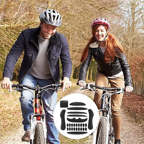 2 Set Imbottitura per Caschi da Bicicletta Set, Cuscinetto in Schiuma Universale per Bicicletta, Kit Schiuma Imbottitura Casco, per Casco da Moto e Bicicletta, Accessori per - Ysert