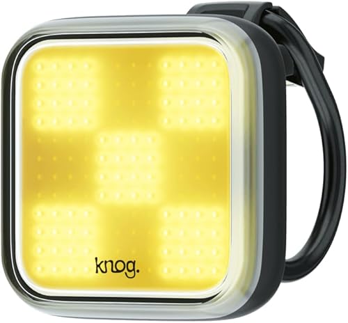 Knog Blinder Front Square Front Light Adult Unisex, Black, One Size - Ysert