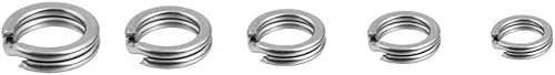 Pesca Anelli, Kit Anelli Da Pesca Inox, 200 Pezzi Anelli Da Pesca, Anelli Pesca Spinning, Anelli Spaccati Per Pesca, Kit Anelli Spaccati Inossidabile Connettori, Anelli Canna Da - Ysert