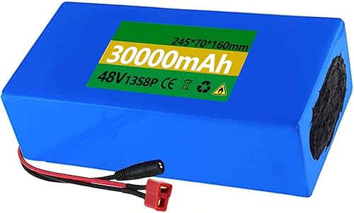 48V Ebike Batteria, Batteria Per Bici Elettrica 48V 7Ah 10.5Ah 12Ah 15Ah 20Ah 25Ah 30Ah Batteria Al Litio Per 1000W 750W 500W, Per Bici Elettrica, Scooter, Con Caricabatterie - Ysert