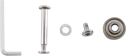 Ruote per bagagli, 80 mm x 24 mm, cuscinetti in acciaio al carbonio, per valigie e pattini, 1 paio - Ysert