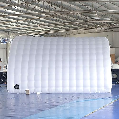Sayok 5 x 3 x 3 m tunnel gonfiabile, tunnel sportivo, ingresso, tenda gonfiabile a tunnel per eventi, mostre, promozione (bianco, senza luci) - Ysert