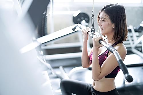 Barra LAT Machine Professionale con Gancio Girevole | da 91 E 122 Cm | Palestra e Home Gym - Ysert