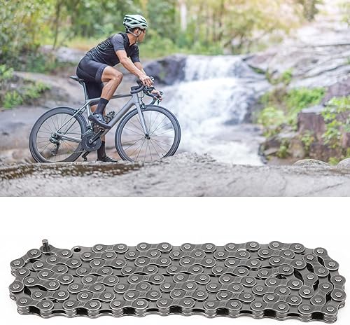 Catena per bicicletta a 8 velocità, 108 maglie,Acciaio 24 18 21 velocità mountain bike catena di cambio esterna - Ysert