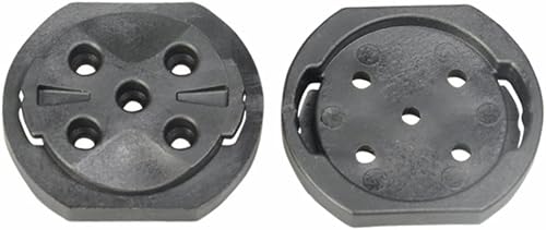 Oniissy 1 supporto per cronometro, base di fissaggio per sedile, parti di riparazione, staffa per computer da bicicletta, base fissa per sedile, ricambio per sedile per Garmin, plastica, nero - Ysert