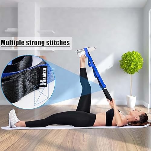2 Pezzi Elastico Fasce di Resistenza, Yoga Stretching Band, Elastico Fasce di Resistenza per Pilates, Fitness, Stretching, Allenamento, Danza,Cinghia regolabile per yoga - Ysert