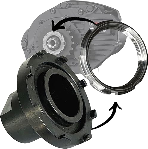 Lockring Tool Ebike - Anello di chiusura per bicicletta, ruota dentata Speder Service Tool di smontaggio, dado 51 mm, adatto per Ebike Bosch Active/Performance dal 2014 - Ysert