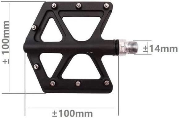 ZP-D213 Pedali per piattaforma MTB, Gravel, Enduro, Urbano, BMX, in nylon + fibra di carbonio con tasselli antiscivolo - Ysert