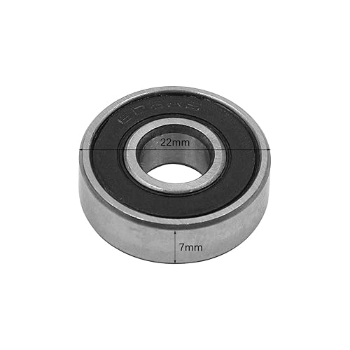 608-RS - Cuscinetti per skateboard, cuscinetti in metallo, piccoli cuscinetti di ricambio per skateboard, ruote longboard, pattini, scooter, 20 pezzi - Ysert