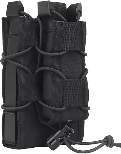 9mm / 5.56 Pouch Magazine Tactical Molle Airsoft Open Top Pistol Pistol Mag Bustes Portain Belt Belt Veloce Attacco Carrier Magazine Set - Ysert