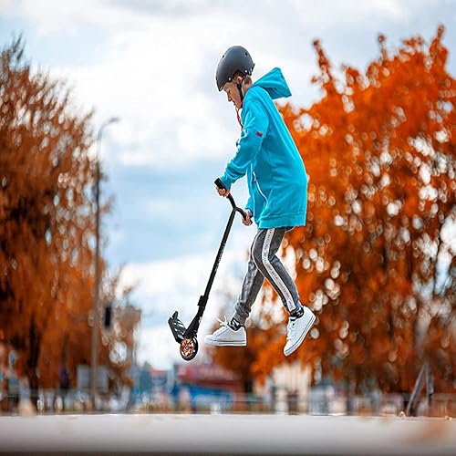 FREEDARE Pro Stunt - Ruote per scooter da 100 mm, cuscinetti a sfera ABEC 7, 89 A, Super Rebound, in poliuretano, 2 pezzi (arancione) - Ysert