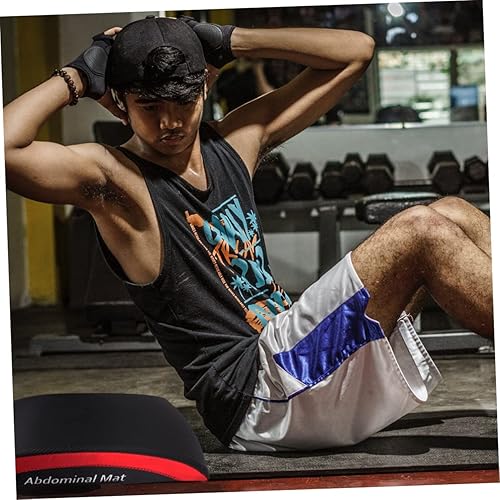 Toyvian 1Pezzi Cuscino Per Esercizi Addominali Pieghevole Pad Per Sit Up e Allenamenti Fitness Cuscino Per Schiena e Rosso Per Allenamenti Casa e Palestra - Ysert