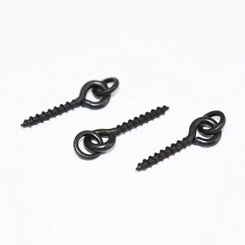 100pcs Boilie Bait Vite Terminale Rig Tackle con Round Link Loop per Carp Fishing Tool - Ysert